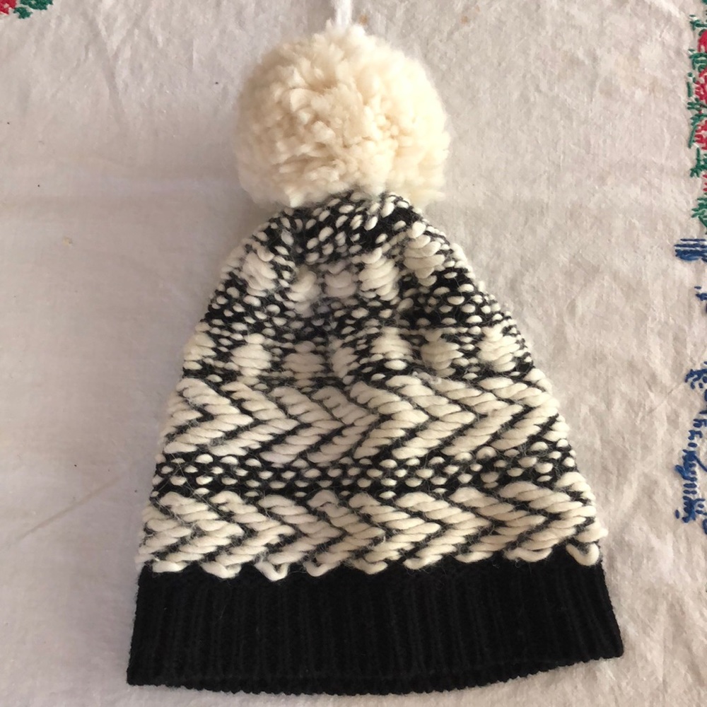 Wool Pom Pom beanie